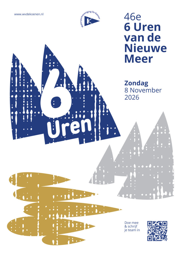 Zondag 8 november 2026 46e 6 Uren van de Nieuwe Meer WV De Koenen